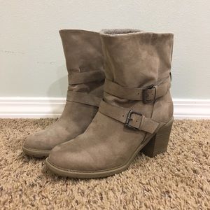 Heeled booties size 8
